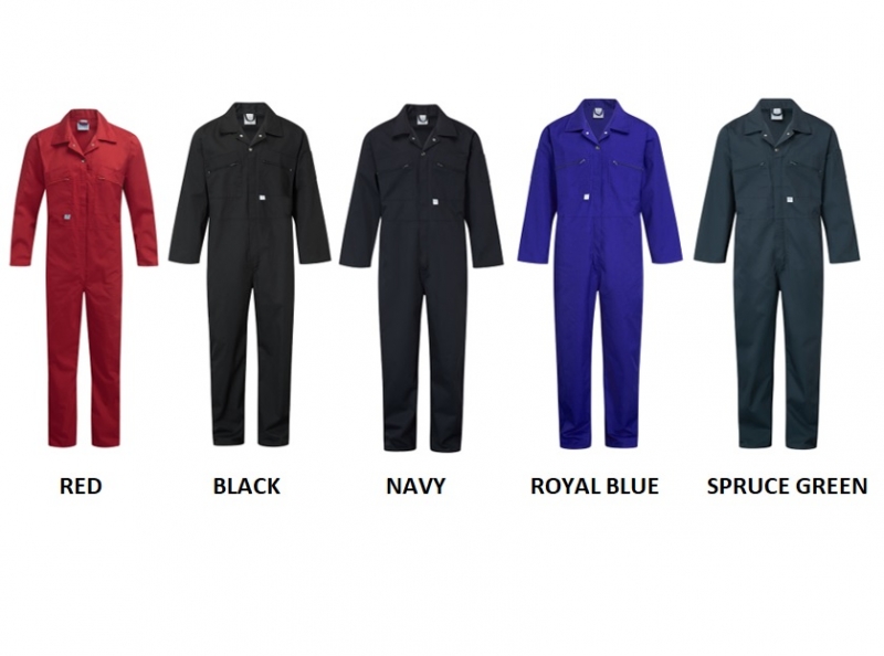 COVERALL COLOUR CHART