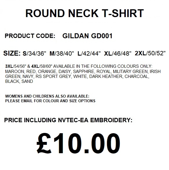 GD001 GILDAN TSHIRT DESCRIPTION