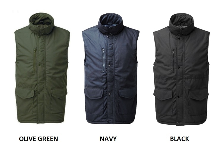 WROXHAM BODYWARMER COLOURS