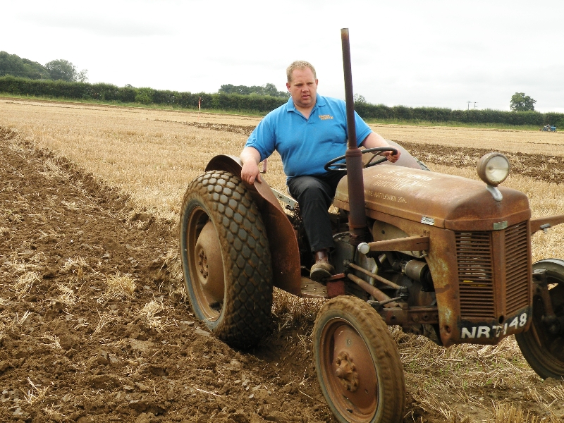 gavin-chapman-on-his-petrol-tvo-1952-ted-20-with-a-ferguson-general-purpose-2-furrow-plough